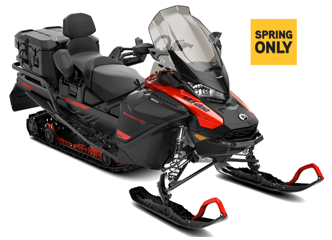 Снегоход Expedition SE Studded track VIP 900 ACE Turbo Черно-красный 2021