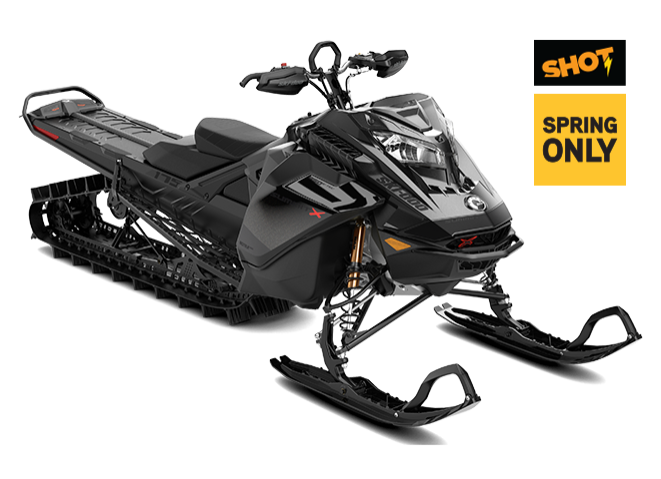 Снегоход Summit X Expert 165" SHOT 850 E-TEC Turbo Черный металлик 2021
