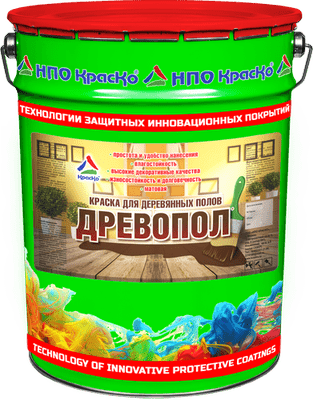 Древопол — краска для деревянных полов 10 кг