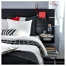 Пододеяльник и 2 наволочки КУНГСБЛОММА белый 200x200/50x70 см ИКЕА, IKEA, фото 3