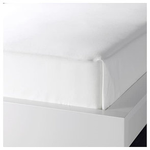 Простыня ДВАЛА белый, 240x260 см ИКЕА, IKEA, фото 2