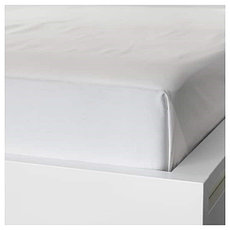Простыня НАТТЭСМИН белый, 240x260 см ИКЕА, IKEA, фото 2
