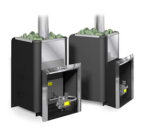 Уралочка 16 Н. (Нерж).  Газовая-Дровяная печь. Ермак.