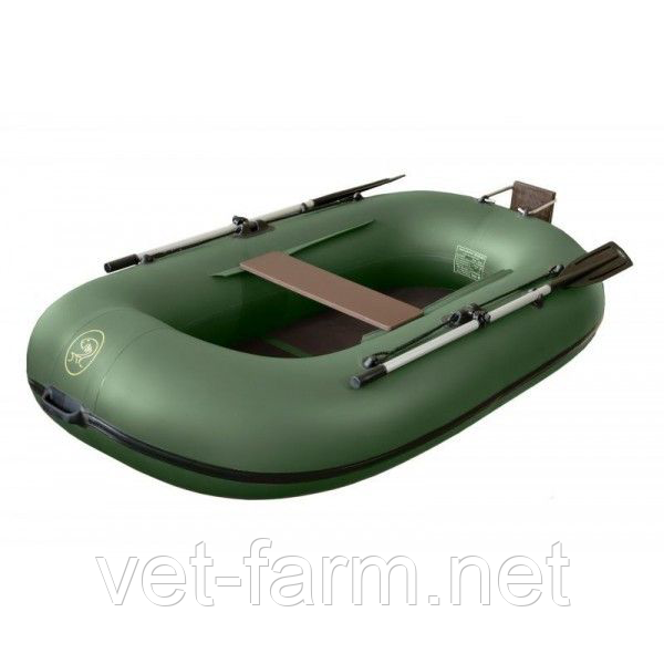 Лодка надувн. BoatMaster 250 Эгоист Люкс (оливковый) навесн.транец