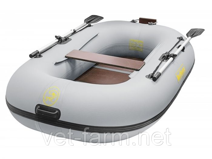 Лодка надувн. BoatMaster 250 Эгоист Люкс (серый) навесн.транец