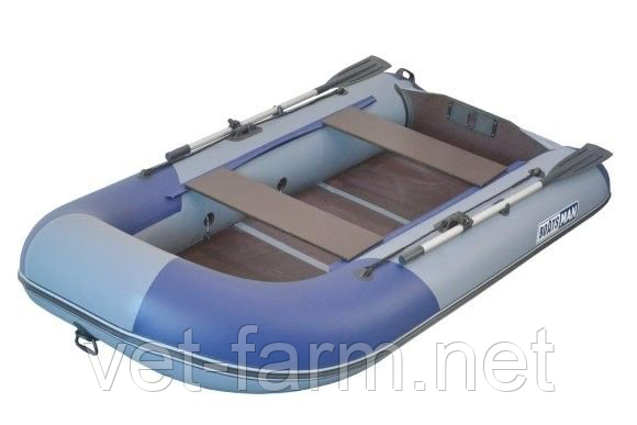Лодка надувн. Boatsman ВТ300 моторная (серо-синий)