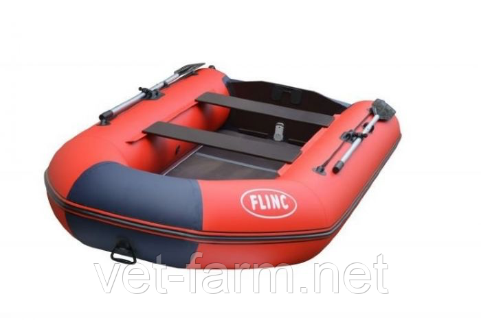 Лодка надувн. Flinc FT320K моторная, Красно-синий