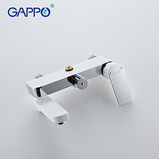 Душевой гарнитур Gappo G2448 белый/хром, фото 4