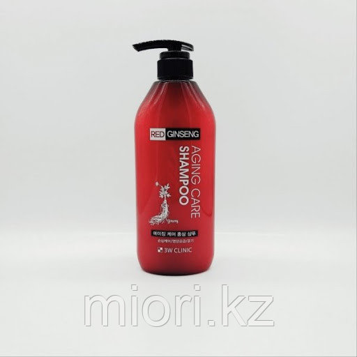 Восстанавливающий шампунь с экстрактом корня женьшеня 3W Clinic Aging Care Red Ginseng Shampoo - фото 3 - id-p76238914