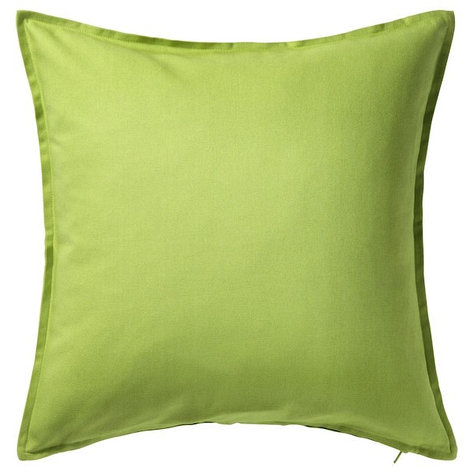 Чехол на подушку 50х50 ГУРЛИ зеленый ИКЕА, IKEA, фото 2