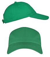 Зеленые промо кепки под нанесение