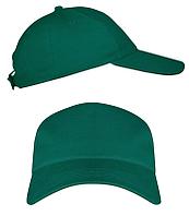 Темно-зеленые промо кепки под нанесение