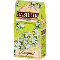 Чай зелёный рассыпной Букет Жасмин Jasmine, 100гр Basilur