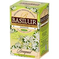 Чай зелёный пакетированный Букет Жасмин Jasmine, 20пак Basilur