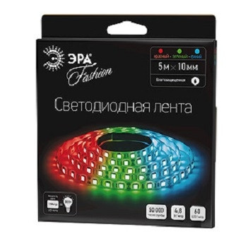 Лента светодиодная 622148 ЭРА LS3528-60LED-IP65-RGB-5m