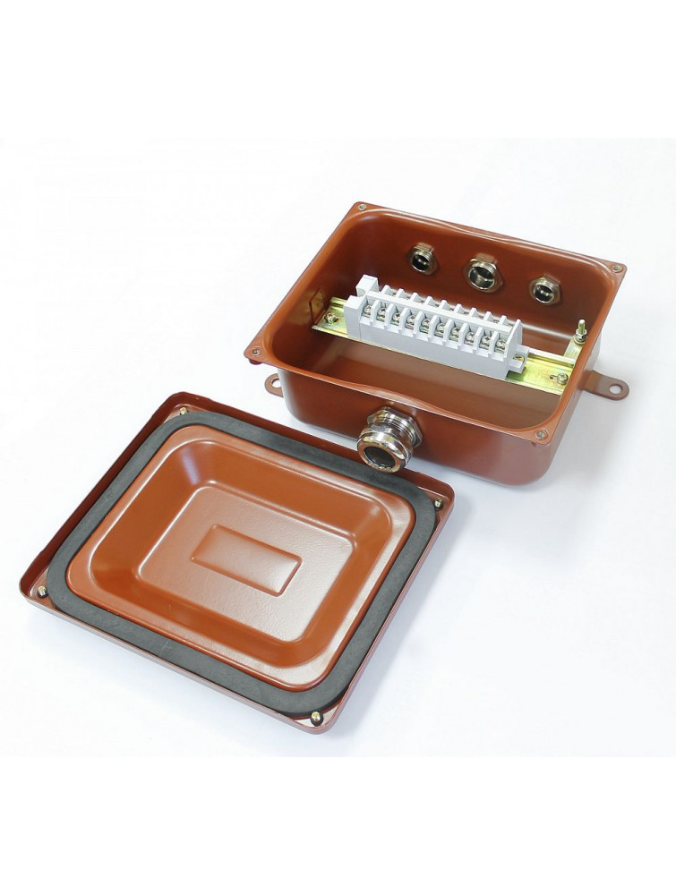 Коробка соединительная КС-20 УХЛ1,5 IP65 металлические заглушки ЗЭТА - фото 1 - id-p75498414