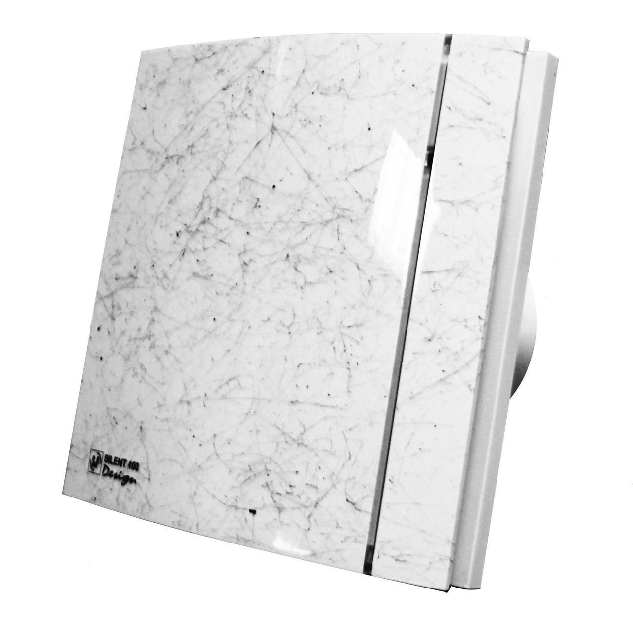 Вентилятор SILENT-100 CZ MARBLE WHITE DESIGN-4C