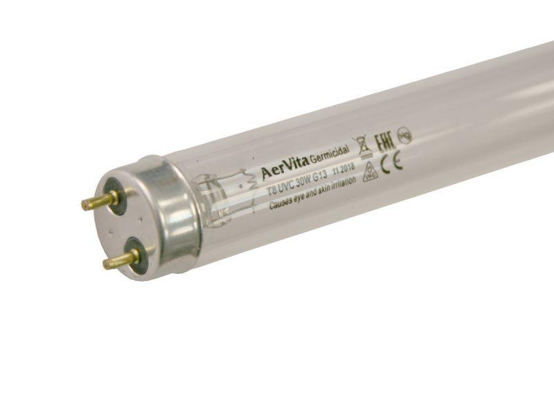 Лампа газоразрядная ультрафиолетового излучения aervita T8 UVC 30W G13