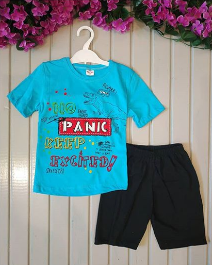 Костюм летний Picnic, цвет голубой, 3 и 4 годика