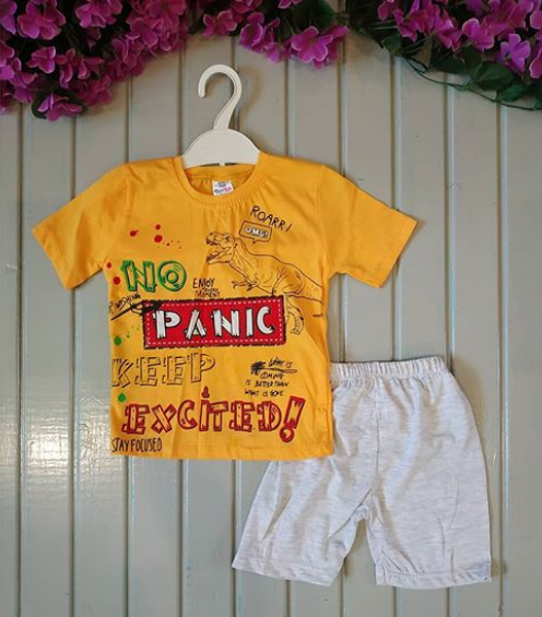 Костюм летний Picnic, цвет желтый, 3 года