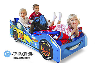 Детская кровать-машина "Тачка синяя", фото 2