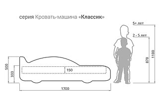 Детская кровать-машина "БМВ", фото 3