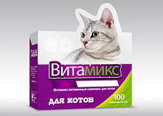 Витамикс 100таб витамины для кошек