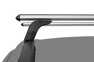 Багажная система "LUX" с дугами 1,2м аэро-классик (53мм) для а/м Kia Soul II 2015-... г.в. с интегр. рейл., фото 3