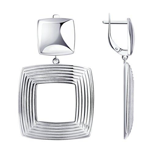 Серьги из серебра SOKOLOV 94024201