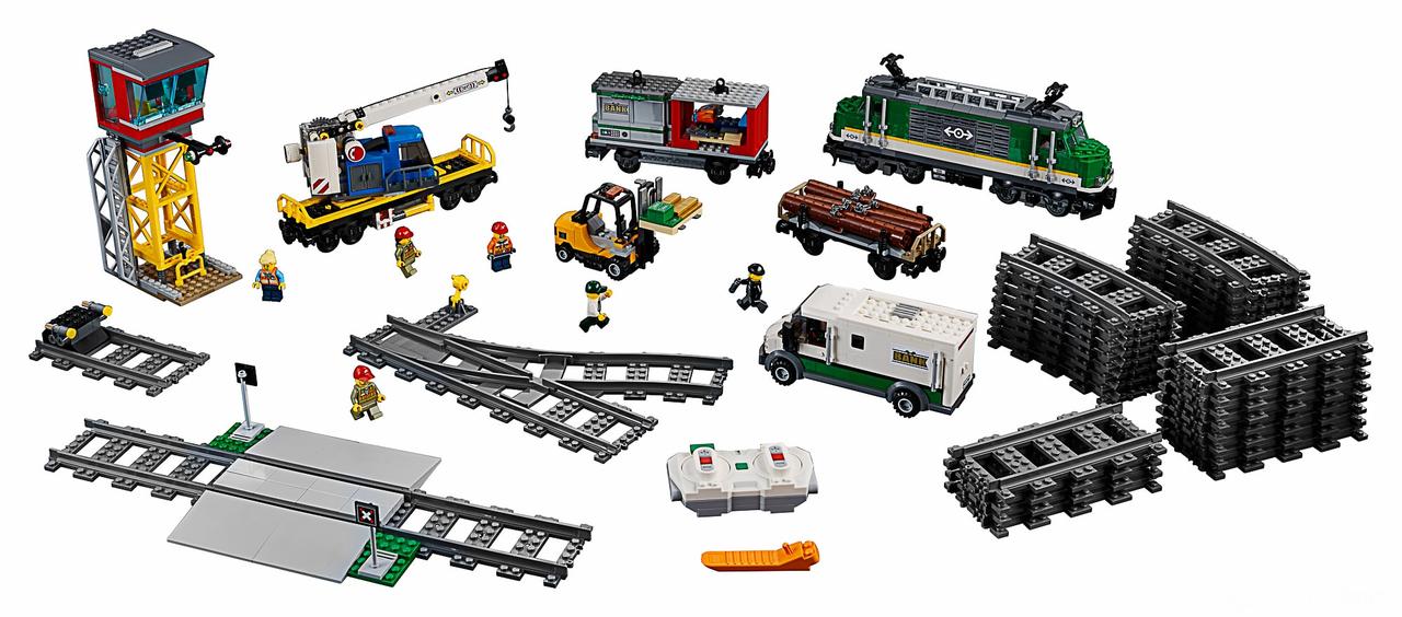 LEGO City 60198 Товарный поезд, конструктор ЛЕГО - фото 3 - id-p76252735