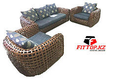 Комплект мебели из Ротанга Диван + 2 кресла HENZO