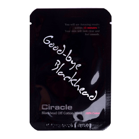 Маска-салфетка для удаления черных точек, Ciracle, Blackhead Off Cotton Mask (Поштучно), фото 2