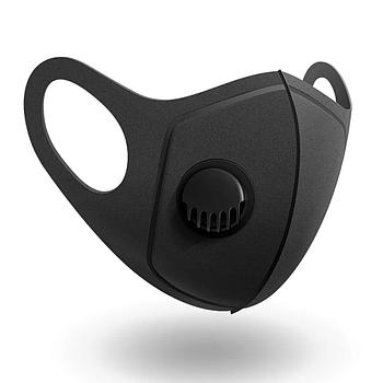 3D маска респиратор 99% с клапаном выдоха (многоразовая)