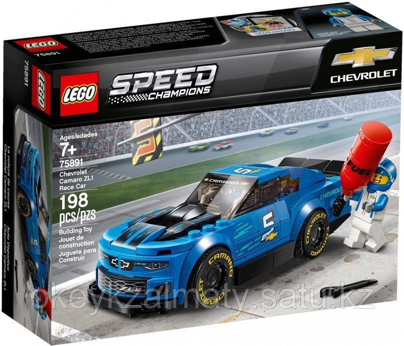 LEGO Speed Champions: Гоночный автомобиль Chevrolet Camaro ZL1 75891