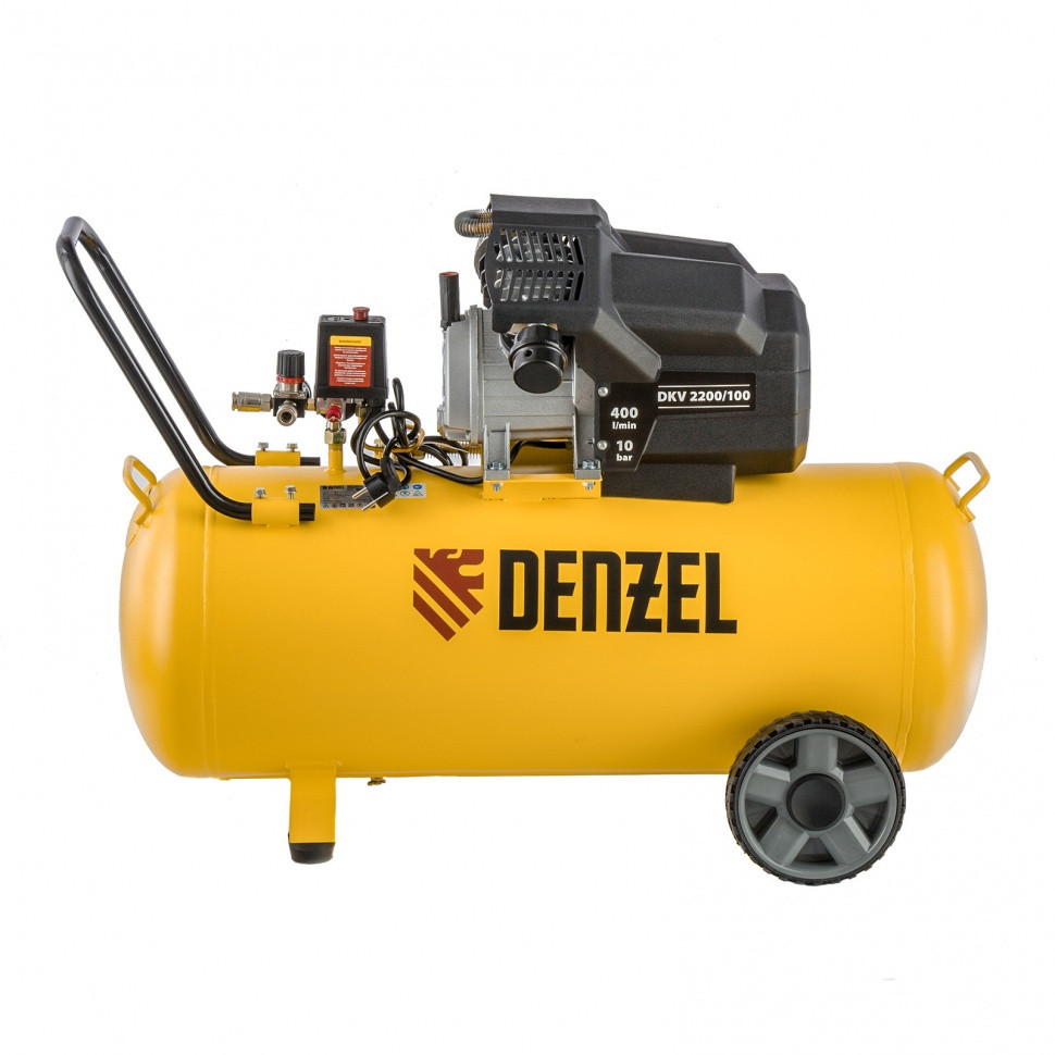 Компрессор воздушный DKV2200/50, Х-PRO 2,2 кВт, 400 л/мин, 50 л Denzel