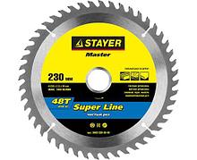 STAYER Super line 230 x 30 мм 48Т, диск пильный по дереву