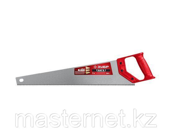 Ножовка универсальная (пила) "ТАЙГА-7" 500мм,7TPI, закаленный зуб, рез вдоль и поперек волокон, для средних - фото 1 - id-p76293733