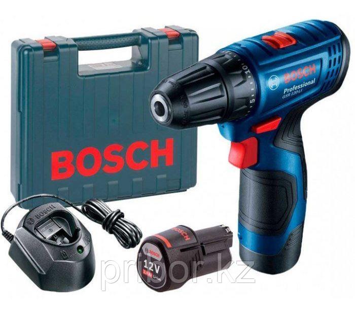 Bosch GSR 120-LI Professional Аккумуляторная дрель-шуруповерт с 2-мя аккумуляторами 2,0 А*ч - фото 1 - id-p76294245
