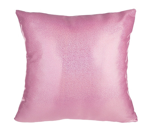 Подушка глиттерная розовая