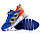 Кроссовки на роликах с подсветкой, ярко голубые wheelys, 39, 40 р, фото 2