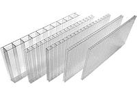 Сотовый поликарбонатный лист прозрачный Skyglass 2100х12000х16 мм