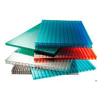 Сотовый поликарбонатный лист прозрачный КинПласт 2100х6000х25 мм