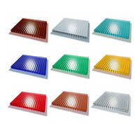 Сотовый поликарбонатный лист цветной Woggel 2100х12000х10мм