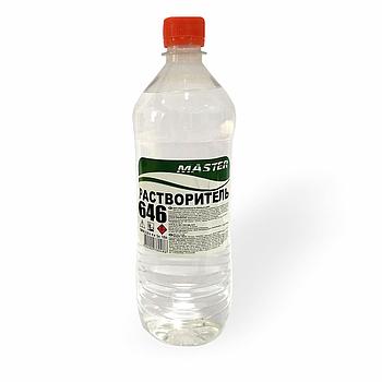 Растворитель Р-646, ТУ 20.30.22-003-7202199-2019 , в пластиковой бутылке (0,9л-0,72кг) зеленый