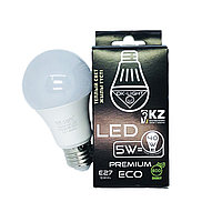 Лампа светодиодная серии PREMIUM 5W цоколь Е27 - 3000К-Теплый белый свет