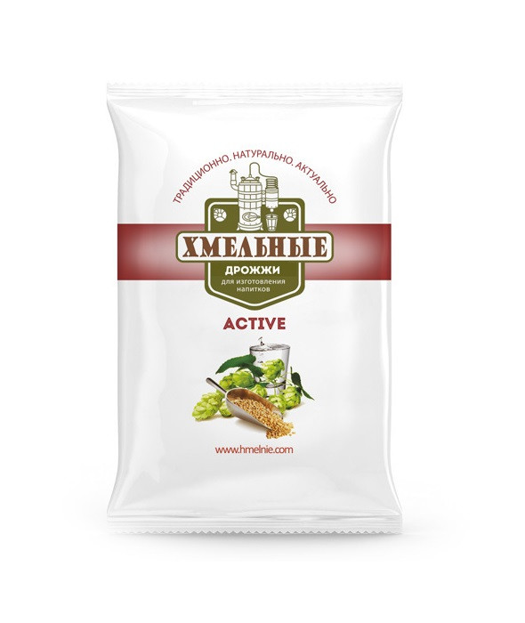 Дрожжи спиртовые Хмельные Актив 100г, фото 1