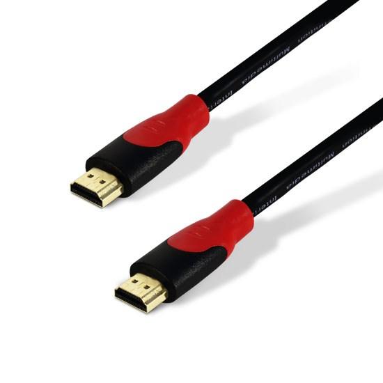 Интерфейсный кабель SHIP SH6016-1.5P HDMI-HDMI Пол. пакет Контакты с золотым напылением 1.5 м Чёрный - фото 1 - id-p76346482