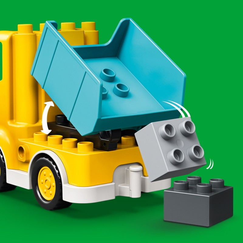 10931 Lego Duplo Грузовик и гусеничный экскаватор, Лего Дупло - фото 4 - id-p76309364