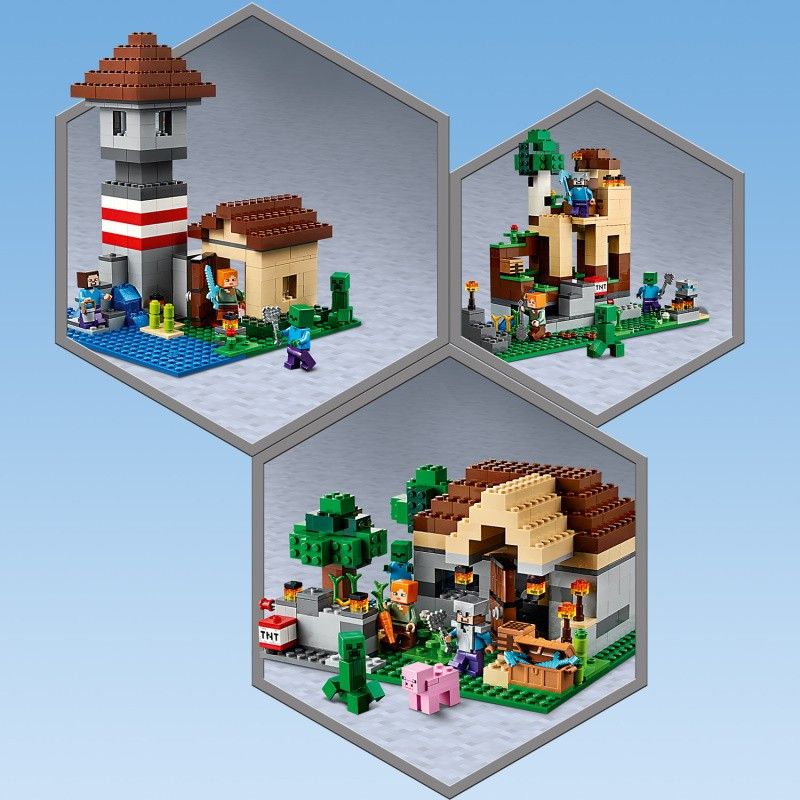 21161 Lego Minecraft Набор для творчества 3.0, Лего Майнкрафт - фото 5 - id-p76309367