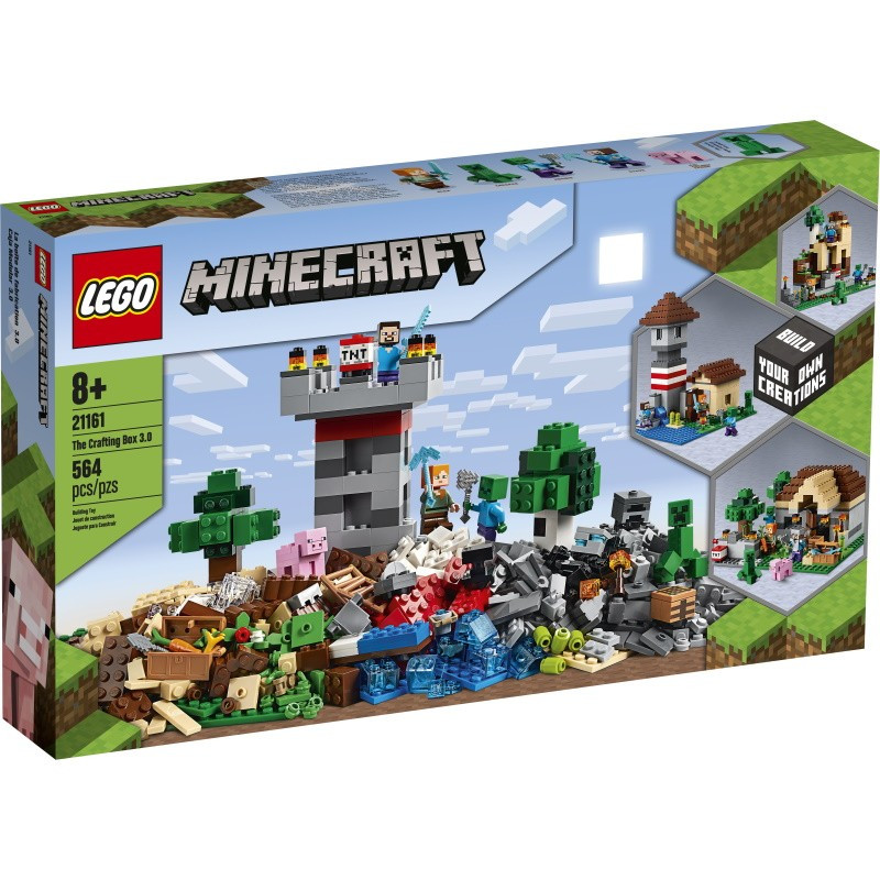 21161 Lego Minecraft Набор для творчества 3.0, Лего Майнкрафт - фото 1 - id-p76309367